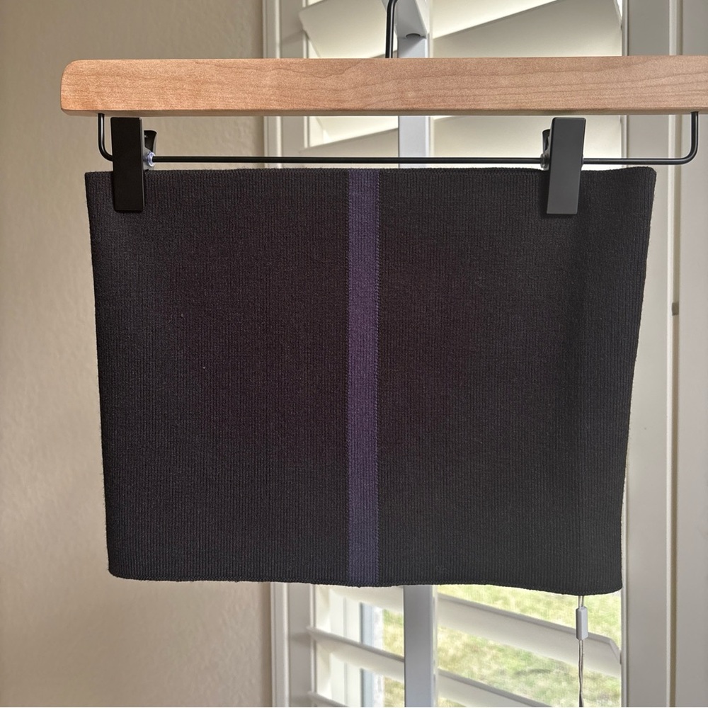 TIBI Tube Top Bandeau Black Navy One Size MSRP $195 NWT